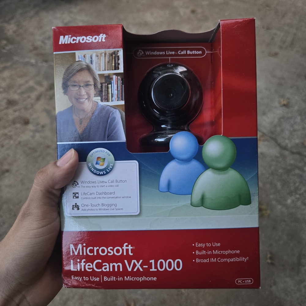 Microsoft LifeCam VX-1000‎ Black Webcam